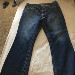 INC WOMENS JEANS CURVY FIT BOOT LEG SIZE 12